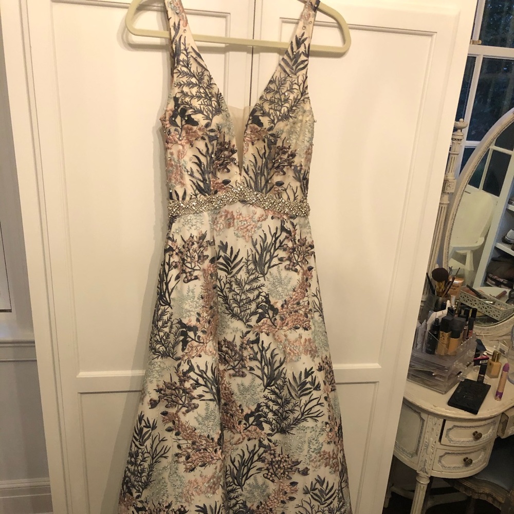 Stunning embroidered and beaded ball gown.